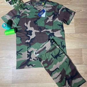 Polo Ralph Lauren Mens Green Button Up